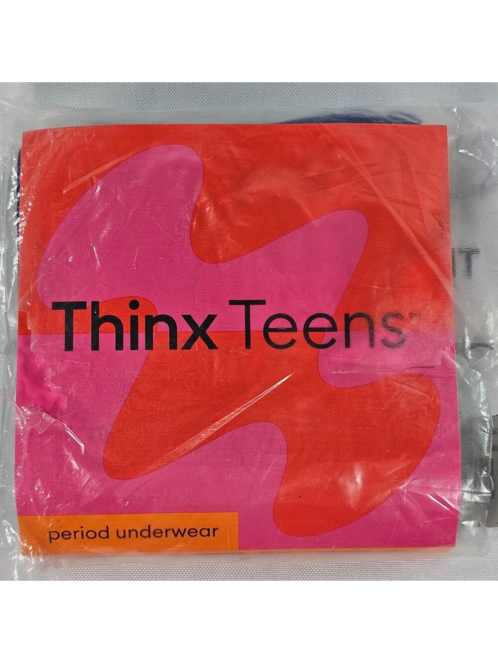 Thinx Teens Period Underwear Navy Blue Cotton Blend Size 13-14 New in Package